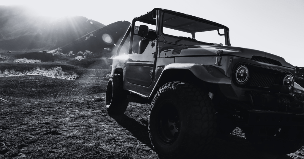 Jeep On Mountain